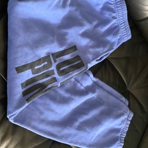 Love pink sweats lounge pants